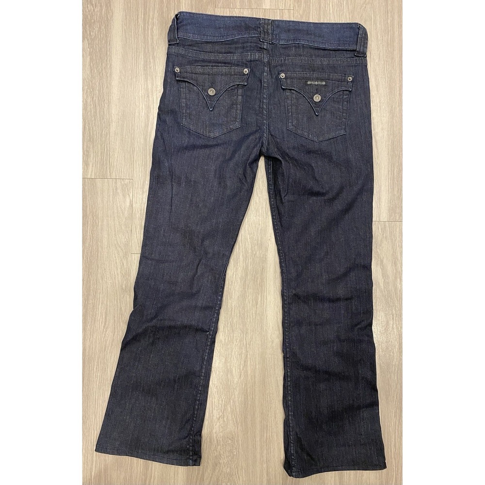 Hudson Jeans Womens 31 Blue Flap Pockets Signature Dark Wash Preppy Normcore